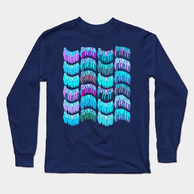 Synthesizer for Synth lover Long Sleeve T-Shirt by Mewzeek_T